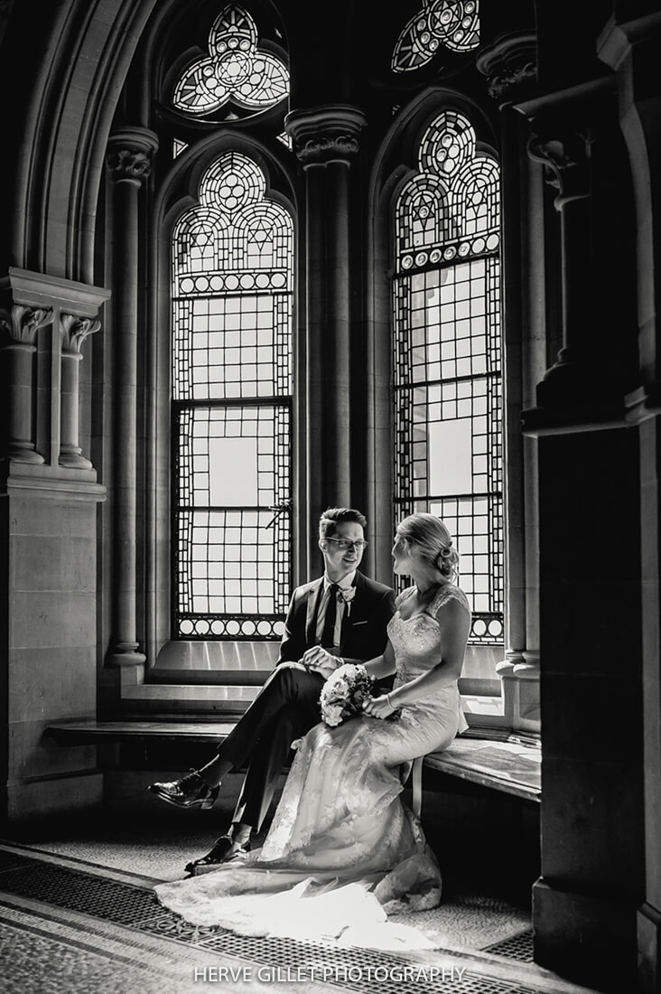 Manchester Town Hall Windows Wedding Photography Herve Photography
