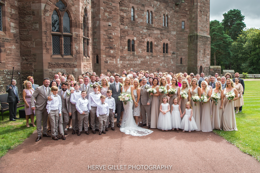 Cheshire wedding photography Peckforton Castle